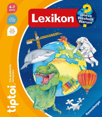 Buchcover und Innenansicht für das Buch: tiptoi® Wieso? Weshalb? Warum? - Lexikon