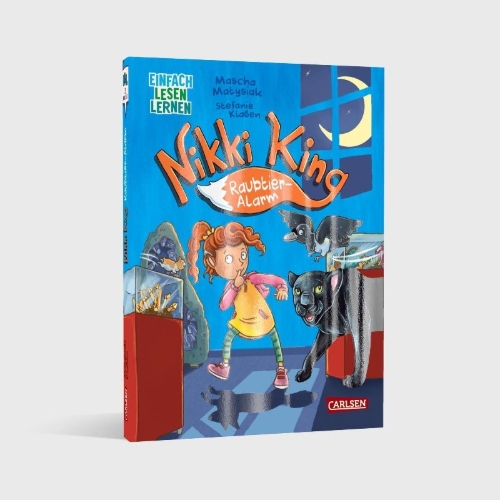 Buchcover und Innenansicht für das Buch: Nikki King: Raubtier-Alarm