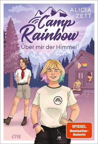 Buchcover und Innenansicht für das Buch: Camp Rainbow - Über mir der Himmel