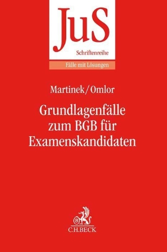 Buchcover und Innenansicht für das Buch: Grundlagenfälle zum BGB für Examenskandidaten