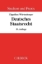 Buchcover und Innenansicht für das Buch: Deutsches Staatsrecht