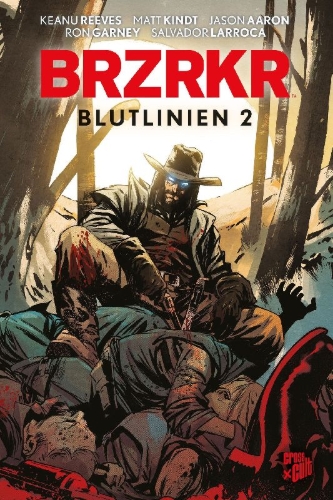 Buchcover und Innenansicht für das Buch: BRZRKR Bloodlines Vol 2