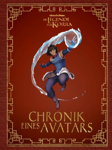 Buchcover und Innenansicht für das Buch: Die Legende von Korra: Chronik eines Avatars