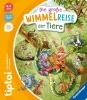 Buchcover und Innenansicht für das Buch: tiptoi® Die große Wimmelreise der Tiere