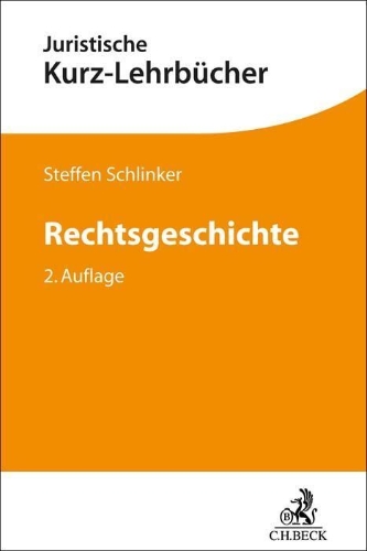 Buchcover und Innenansicht für das Buch: Rechtsgeschichte