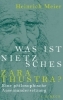 Buchcover und Innenansicht für das Buch: Was ist Nietzsches Zarathustra?