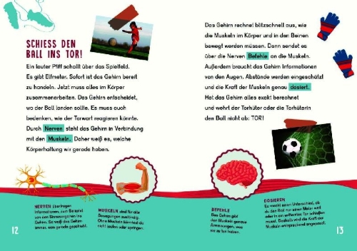 Buchcover und Innenansicht für das Buch: Dein Lesestart - Mein Körper