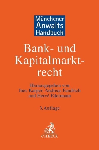 Buchcover und Innenansicht für das Buch: Münchener Anwaltshandbuch Bank- und Kapitalmarktrecht
