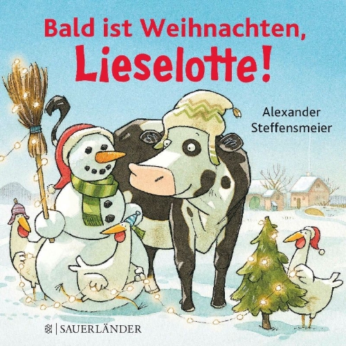 Buchcover und Innenansicht für das Buch: Bald ist Weihnachten, Lieselotte!