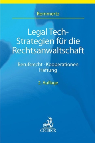 Buchcover und Innenansicht für das Buch: Legal Tech-Strategien für Rechtsanwälte