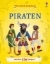 Buchcover und Innenansicht für das Buch: Mein Anzieh-Stickerbuch: Piraten