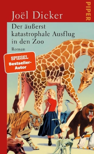 Buchcover und Innenansicht für das Buch: La très catastrophique visite du zoo