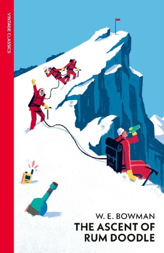 Buchcover und Innenansicht für das Buch: The Ascent of Rum Doodle