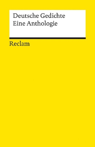 Buchcover und Innenansicht für das Buch: Deutsche Gedichte