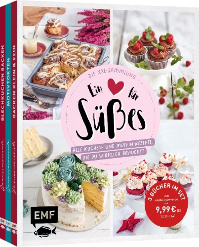 Buchcover und Innenansicht für das Buch: Ein Herz für Süßes