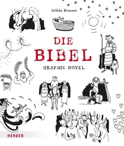 Buchcover und Innenansicht für das Buch: Die Bibel. Graphic Novel