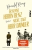 Buchcover und Innenansicht für das Buch: Er kenne Herrn Benz nicht, sagt Herr Daimler