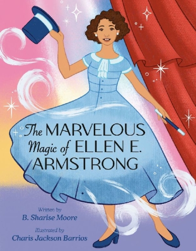 Buchcover und Innenansicht für das Buch: The Marvelous Magic of Ellen E. Armstrong