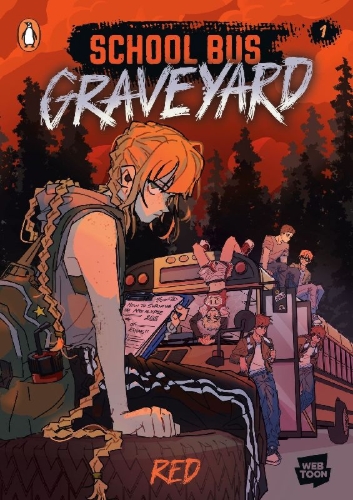 Buchcover und Innenansicht für das Buch: School Bus Graveyard, Volume 1