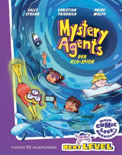 Buchcover und Innenansicht für das Buch: Mystery Agents: Der Klo-Spion