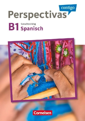 Buchcover und Innenansicht für das Buch: Perspectivas contigo B1 - Sprachtraining