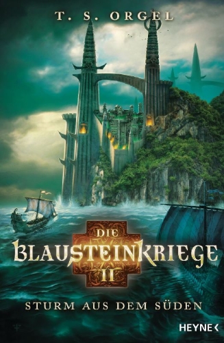Buchcover und Innenansicht für das Buch: Die Blausteinkriege 02 - Sturm aus dem Süden
