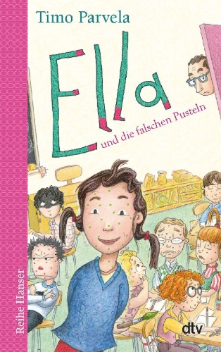 Buchcover und Innenansicht für das Buch: Ella und die falschen Pusteln. Bd. 06