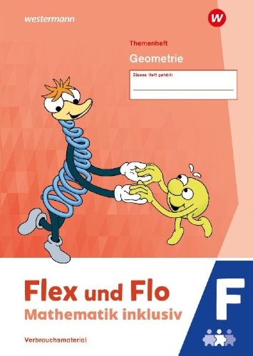 Buchcover und Innenansicht für das Buch: Flex und Flo - Mathematik inklusiv. Geometrie F