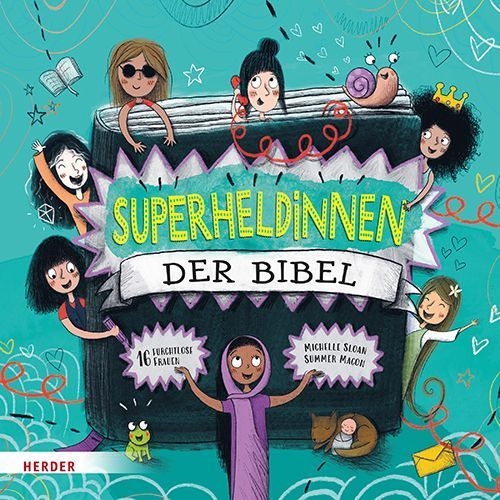 Buchcover und Innenansicht für das Buch: Superheldinnen der Bibel