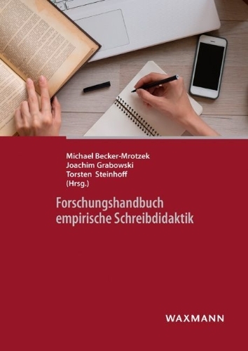 Buchcover und Innenansicht für das Buch: Forschungshandbuch empirische Schreibdidaktik