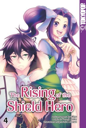 Buchcover und Innenansicht für das Buch: The Rising of the Shield Hero 04