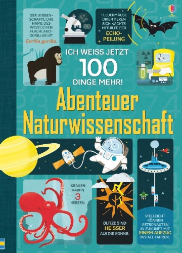 Buchcover und Innenansicht für das Buch: Abenteuer Naturwissenschaft