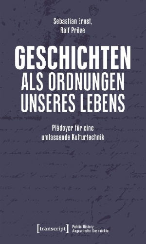 Buchcover und Innenansicht für das Buch: Geschichten als Ordnungen unseres Lebens