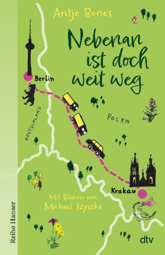 Buchcover und Innenansicht für das Buch: Nebenan ist doch weit weg