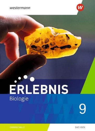 Buchcover und Innenansicht für das Buch: Erlebnis Biologie 9. Schulbuch. Sachsen