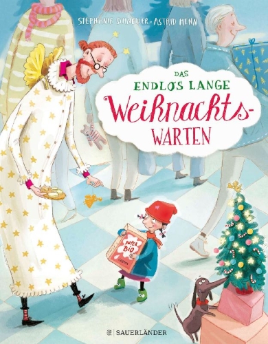 Buchcover und Innenansicht für das Buch: Das endlos lange Weihnachtswarten