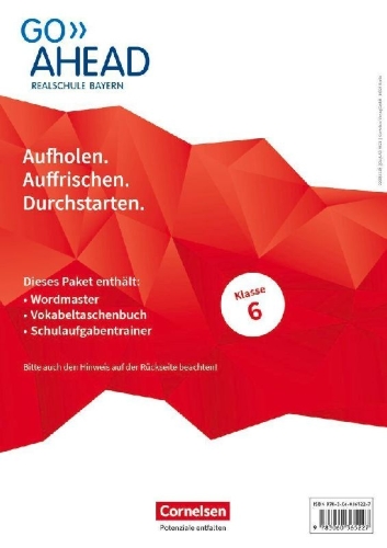 Buchcover und Innenansicht für das Buch: Go Ahead  6. Jahrgangsstufe. Realschule Bayern - Arbeitshefte Wordmaster, Vokabeltaschenbuch und Schulaufgabentrainer (Im Paket)