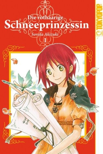 Buchcover und Innenansicht für das Buch: Die rothaarige Schneeprinzessin 01