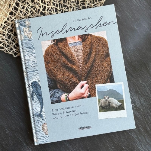 Buchcover und Innenansicht für das Buch: Inselmaschen