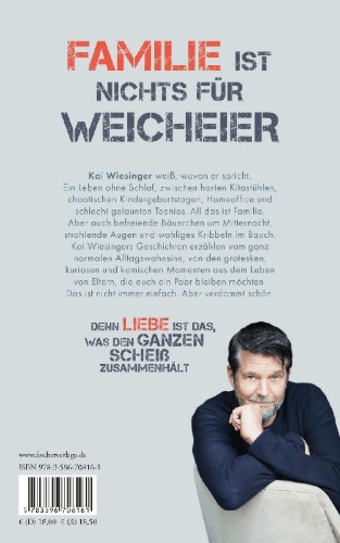 Buchcover und Innenansicht für das Buch: Liebe ist das, was den ganzen Scheiß zusammenhält