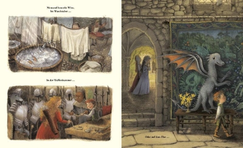 Buchcover und Innenansicht für das Buch: The Secret Dragon