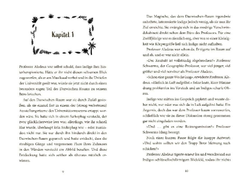 Buchcover und Innenansicht für das Buch: Tourmaline and the Island of Elsewhere