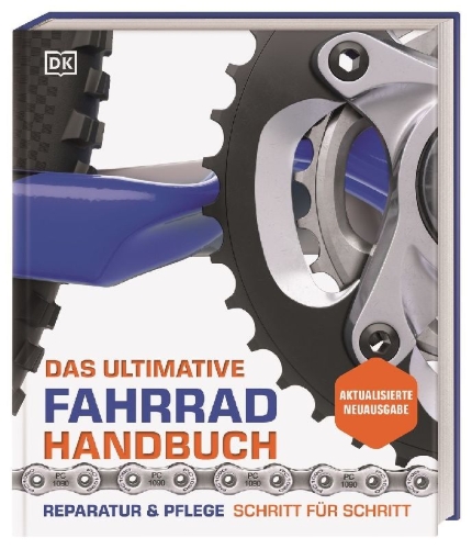 Buchcover und Innenansicht für das Buch: Das ultimative Fahrrad-Handbuch