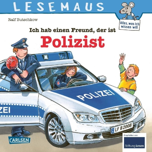 Buchcover und Innenansicht für das Buch: Ich hab einen Freund, der ist Polizist