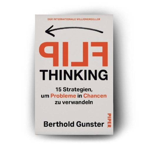 Buchcover und Innenansicht für das Buch: FLIP Thinking