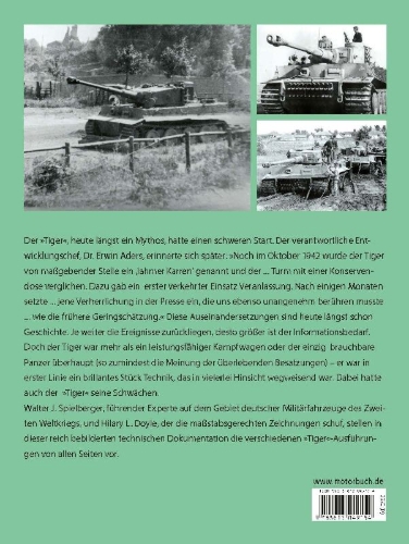Buchcover und Innenansicht für das Buch: Panzer VI Tiger und seine Abarten