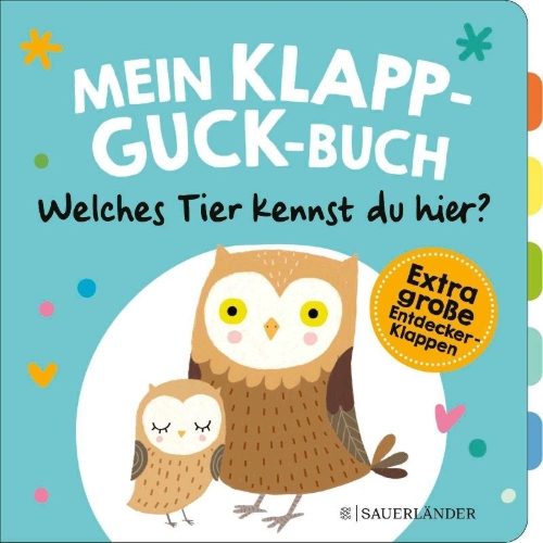 Buchcover und Innenansicht für das Buch: Mein Klapp-Guck-Buch: Welches Tier kennst du hier?