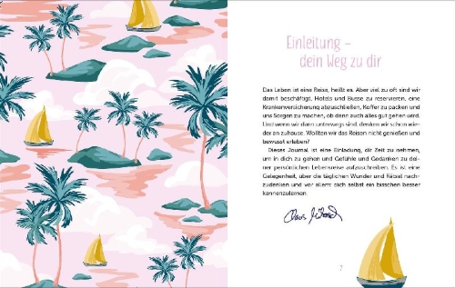 Buchcover und Innenansicht für das Buch: Der kleine Buddha: Dein Journal