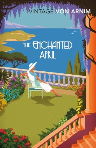 Buchcover und Innenansicht für das Buch: The Enchanted April