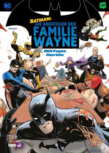 Buchcover und Innenansicht für das Buch: Batman: Wayne Family Adventures #1-#25